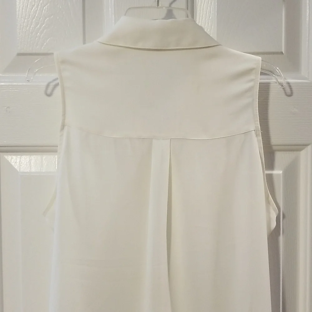 ✨️Express Zip Front Sleeveless Portofino Shirt Original Fit Size Small - Picture 8 of 11